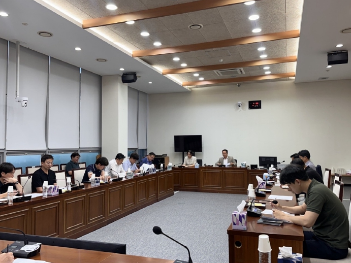 완주군의회 김재천 부의장, 관내 조달업체 간담회 개최
