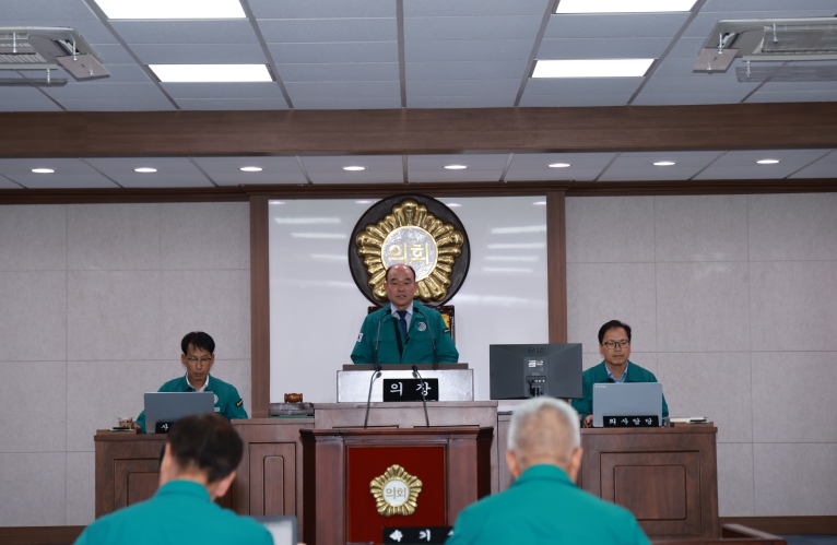 제291회 합천군의회 임시회 회기 종료