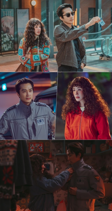 '금쪽같은 내 스타' 엄정화 위기의 순간마다 등판! 송승헌 키다리 모먼트 ‘심쿵’...‘금쪽같은’ 커플 스틸 공개