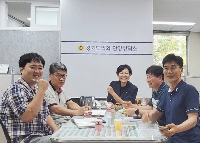 경기도의회 이채명 도의원, 생활체육을 위한 평촌배드민턴장 환경개선 논의