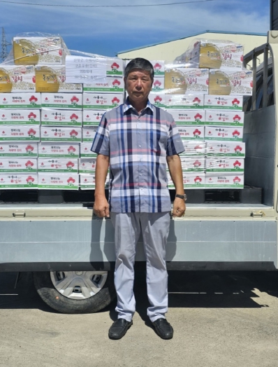 “산청군 수재민에게 작은 위로를” 함안군, ㈜아라리농산 수해 이재민에 정성 담은 김치 1200kg 전달 