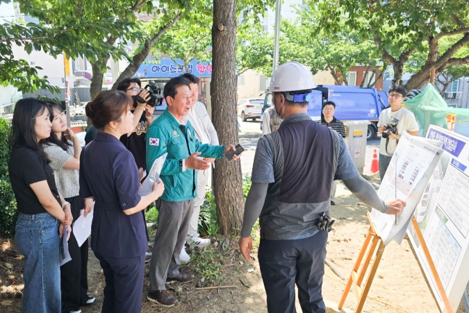울산시의회 홍유준 문복환위원장,  동구 최초 청년희망주택 건립 현장 점검