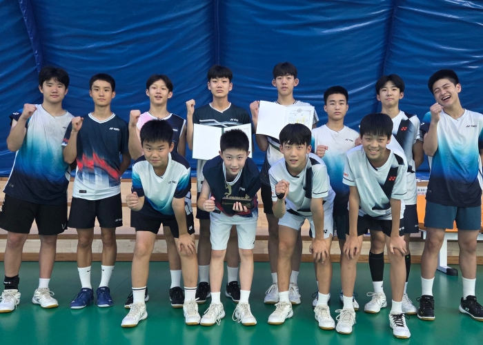 (사)오산스포츠클럽, 배드민턴 중등부 단체전 3위 입상