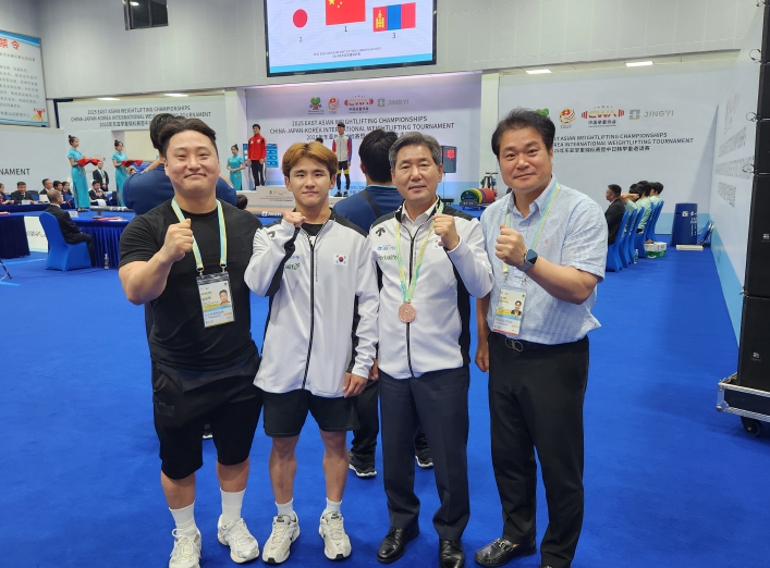 양구군청 역도팀, ‘2025 동아시아역도선수권대회 및 한중일국제친선대회’ 국제무대 제패