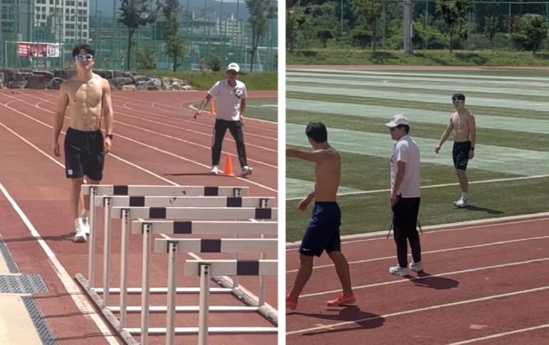 ‘한국 육상 계주의 기적’ 서천군청 서민준, 평창 전지훈련서 금빛 질주 예열