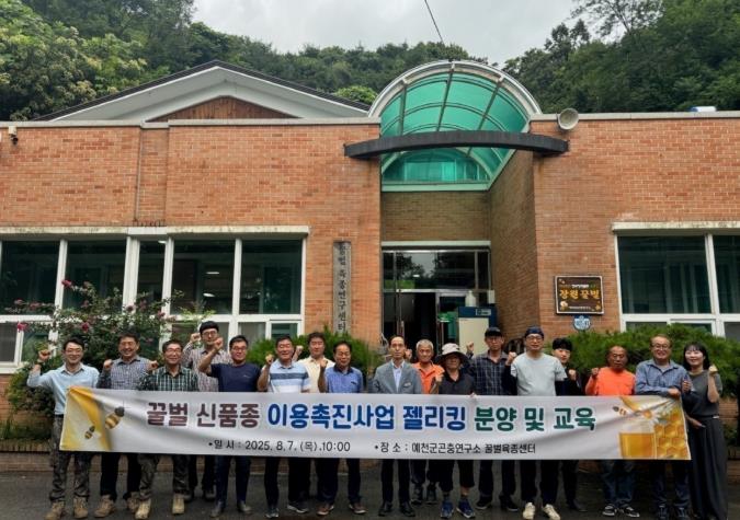예천군 곤충연구소, 꿀벌신품종 ‘젤리킹’ 농가분양 