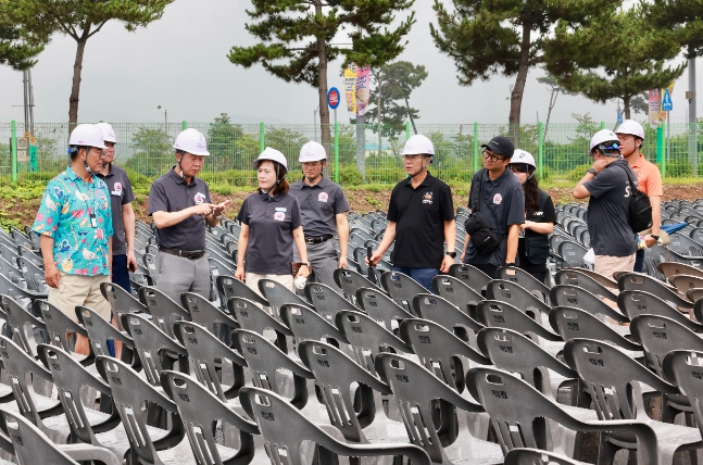 보령시, 제28회 보령머드축제 안전점검에 총력... 장진원 부시장 현장 직접 점검