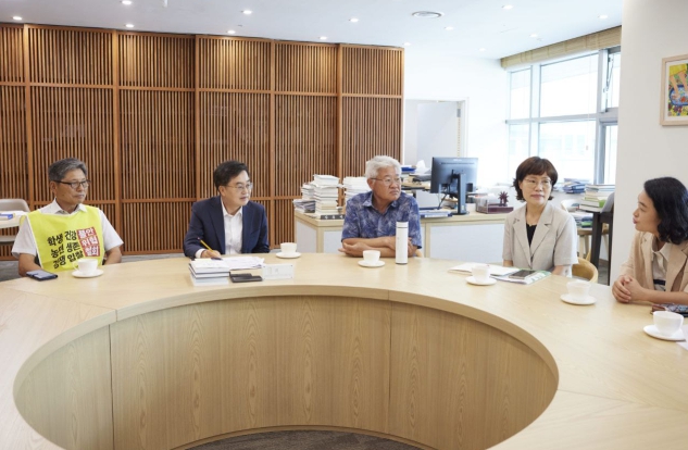 김동연지사, 경기도에서 친환경급식이 후퇴하는 일은 없을 것