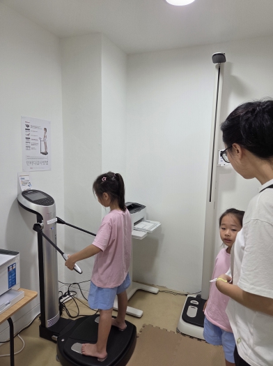 충청남도어린이인성학습원 8월 한 달간 어린이 건강 측정 프로그램 운영