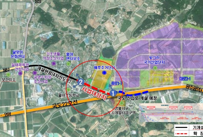 전남도, 국토부 지역수요맞춤지원 공모 3개소 선정