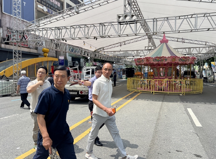 대전자치경찰위 ‘대전 0시 축제’ 현장 안전점검 실시