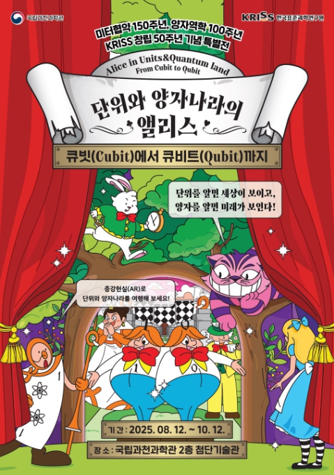 과기정통부 국립과천과학관, 동화 속 앨리스가 되어 단위와 양자 기술 체험한다