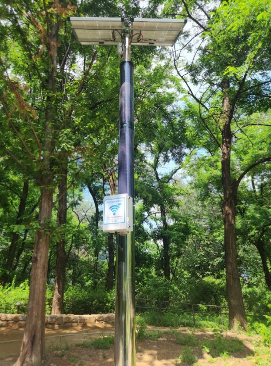 구리시 갈매동 협동공원, 전국 최초 태양광 스마트 폴대 공공 와이파이’설치