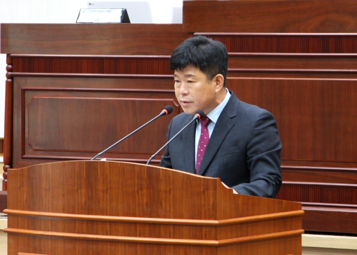 연천군의회 박운서 의원, 5분 자유발언