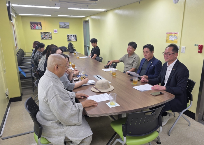 경기도의회 김완규 의원 사회복지사 처우개선 논의 위한 정담회 개최
