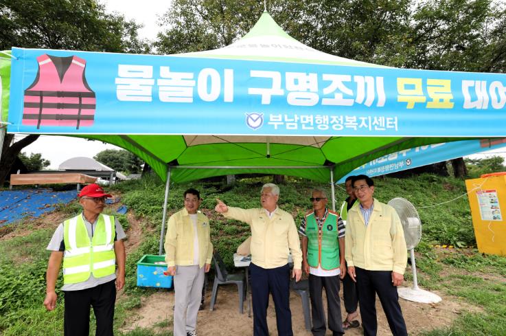 무주군, 여름철 물놀이 ‘안전이 최우선’   물놀이 관리지역 현장점검