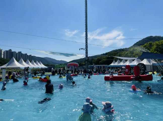 상주시 북천 어린이 물놀이장 Cool Summer Festival "내년에 다시 만나요"