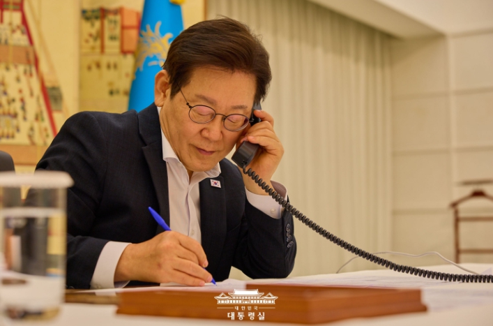 이재명 대통령, 모하메드 사우디 왕세자 겸 총리와 첫 통화