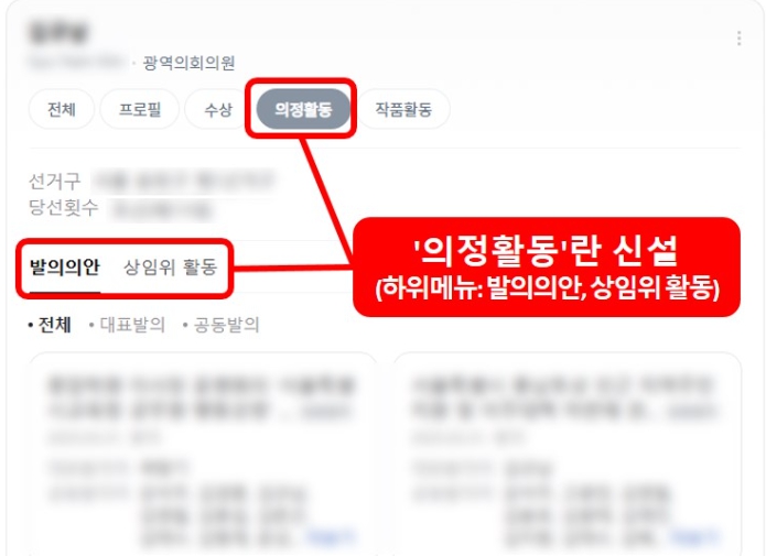 경상남도의회 우리 지역 도의원 활동, 이제 네이버로 한눈에!