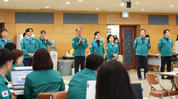 창원특례시의회 의장단 2025 을지연습 현장 격려 방문