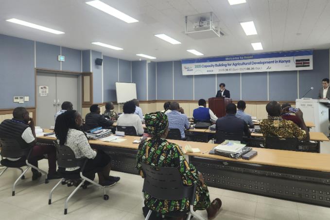 아산시, 케냐 농업 공무원 대상 2주간 농업연수 시작