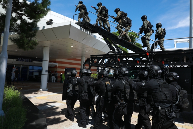 인천항만공사 2025년 을지연습 실제훈련 연계,  인천항 국가중요시설 통합방호 및 복합테러 대응훈련 실시
