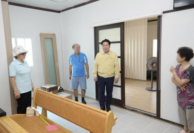 오세현 아산시장, 곡교1리 수해 이재민 현장 찾아 맞춤형 지원 나서