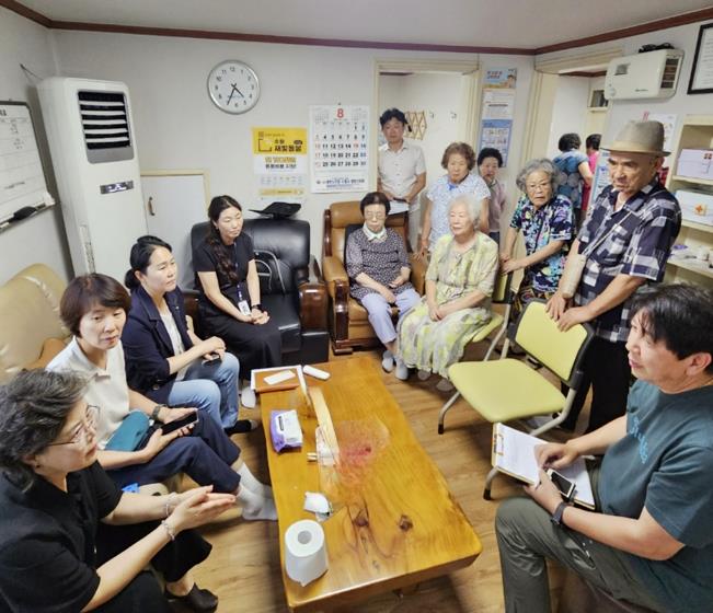 수원시 팔달구, 동말경로당 리모델링 신속 추진을 위한 간담회 열어