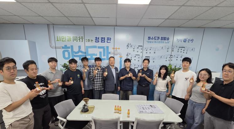 안성시 하수도 공기업, '청렴화이바' 제작, QR로 민원·아이디어 즉시 접수