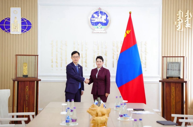 외교부 박윤주 1차관, 몽골 외교장관 예방