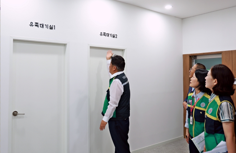 태백시장, 태백공원묘원 현장 방문...화장장 리모델링 및 봉안당 건립사업 점검