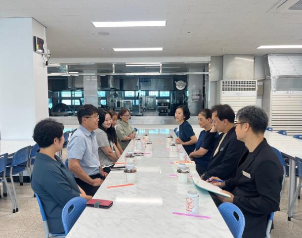 의성교육지원청, 간부공무원 학교급식 특별 점검 