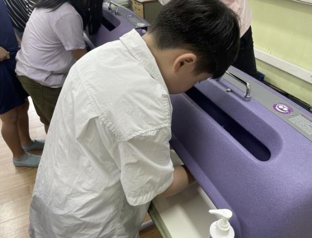 보은군보건소, 눈으로 확인하는 손씻기 교육 '뷰박스' 무상 대여