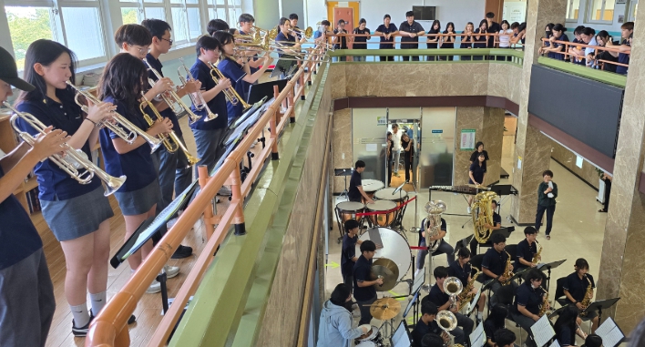 제주도교육청 제주고 교악대, 26일 꿈과 희망을 그리는 작은 음악회 개최