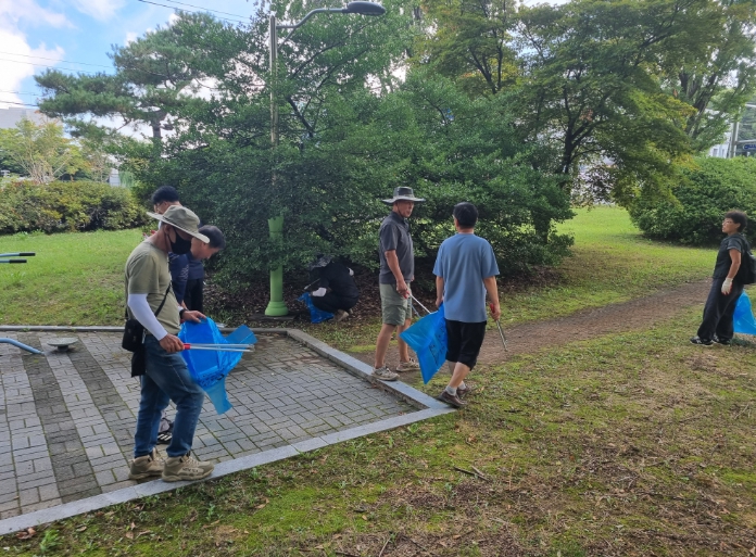 청주시 산림관리과, 상당공원 일원 대청소 실시