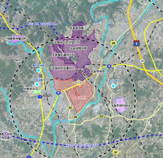 청주시 오송 제3생명과학 국가산업단지, 최종 지정‧승인
