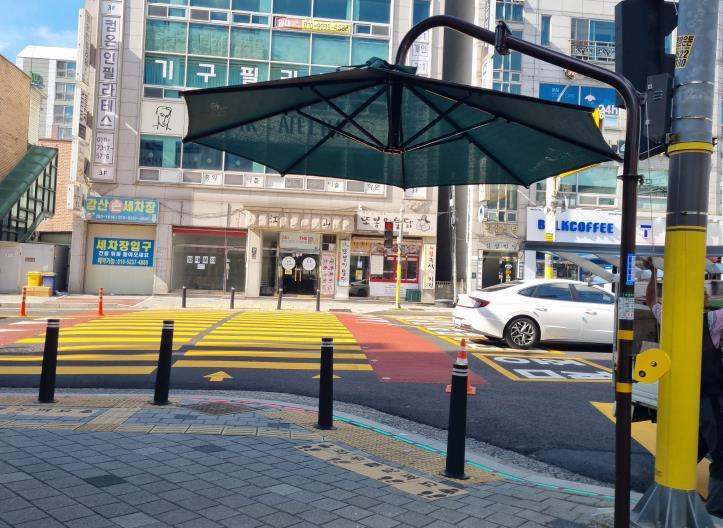 용인특례시 기흥구, 주요 도로변과 횡단보도에 21개 그늘막 설치