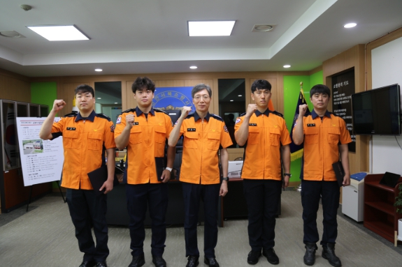 “천안서북소방서, 새 가족 맞이… 시‧도 교류 전입 신고식”