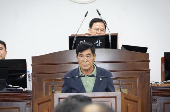 산청군의회 안천원 의원 5분 자유발언
