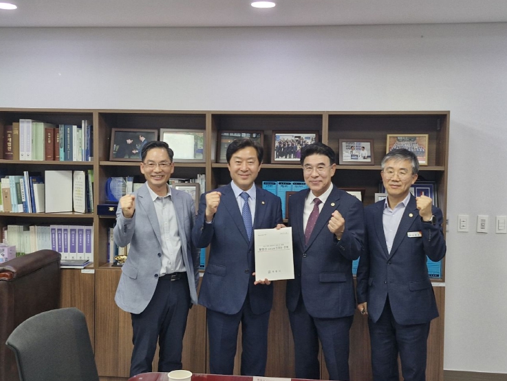 이응우 계룡시장, 국회 찾아 지역 현안사업 추진 위한 협력 요청