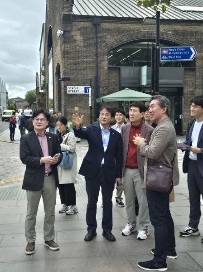 이동환 고양시장, 英런던 킹스크로스서 지속가능한 도시전략 살펴