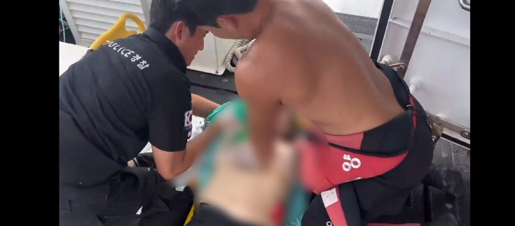 사천해경, 신수도 해변 익수자 구조했으나 끝내 숨져 