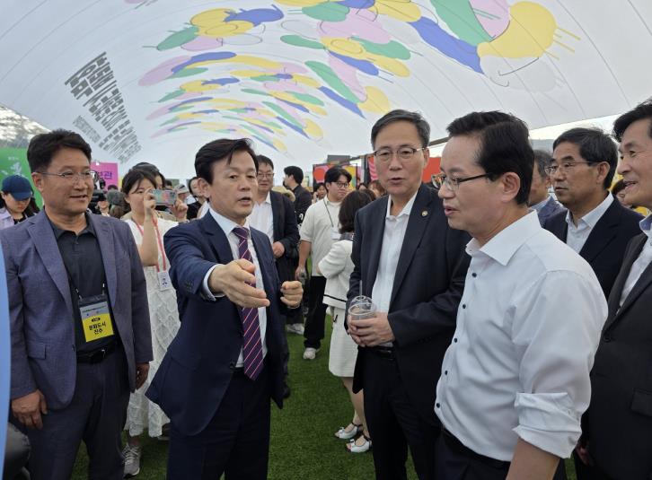 조규일 진주시장, 전국 문화도시 박람회서 진주 문화사업 공유
