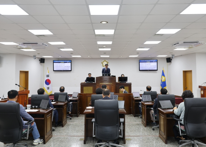 산청군의회, 제307회 임시회 폐회