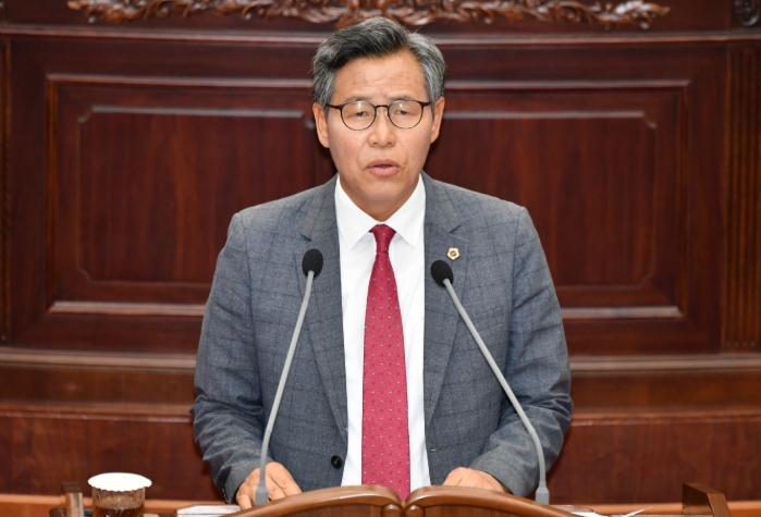 경상남도의회 장진영 도의원, “원폭 추모·산림국 승격·민간위탁 개선 촉구”