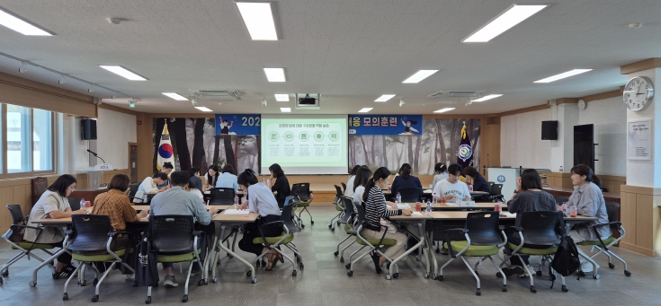 울진교육지원청, 2025년 학생 감염병 위기대응 모의훈련 실시