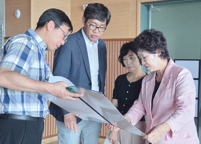 대전동구의회 오관영 의장, 인동 국민체육센터 현장점검 및 주민 민원 청취
