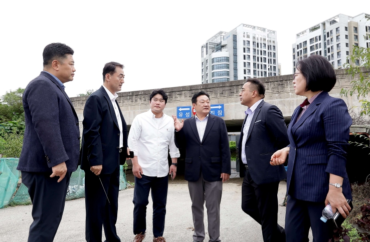 대전시의회 산업건설위원회, 290회 임시회 맞아 현장 방문