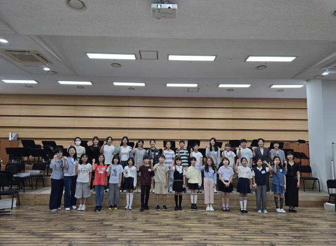 수원교육지원청, 수원시립합창단 협력 공유학교 프로그램 '주니어콰이어' 운영