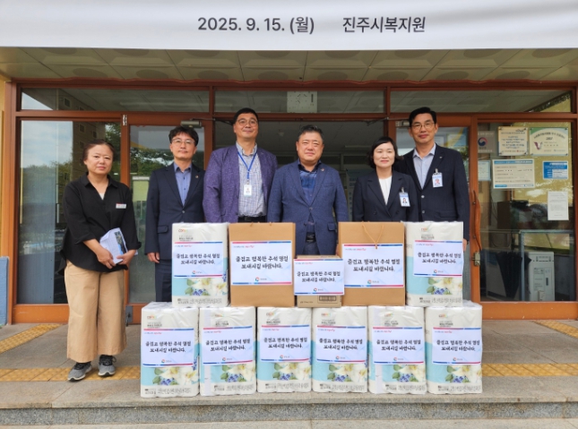 박명균 행정부지사, 추석 명절 맞이 사회복지시설 위문